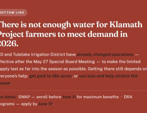 2026 Water Supply Update